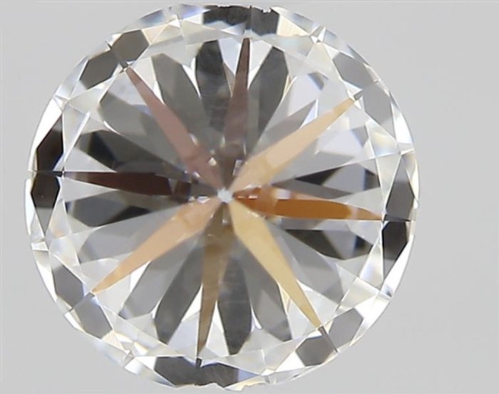 1 pcs Diamant  (Natur)  - 0.50 ct - Rund - D (farveløs) - VVS1 - Gemological Institute of America (GIA) - *VG*