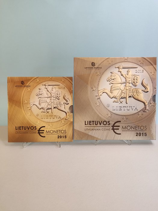 Litauen. Year Set (BU) / Proof Set 2015 (2 set)  (Ingen mindstepris)