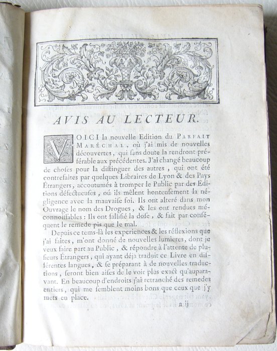 Jacques de Solleysel - Le parfait marechal , qui enseigne à connoitre la beauté , la bonté  les déffauts des Chevaux - 1754