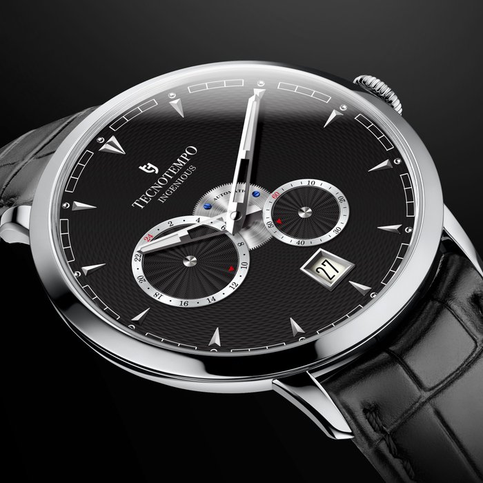 Tecnotempo - "Ingenious" - Black Dial - Limited Edition 150PCS - - TT.ING.B - Mænd - 2011-nu