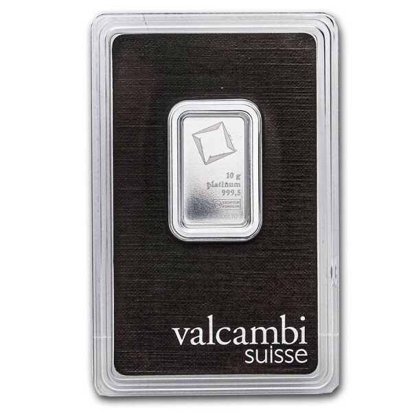 10 gram - Platin 999 - Valcambi - Forseglet