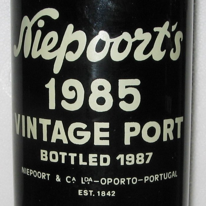 1985 Niepoort's - Vintage Port - Flasket 1987 -  Porto  - 1 Flaske (0,75L)