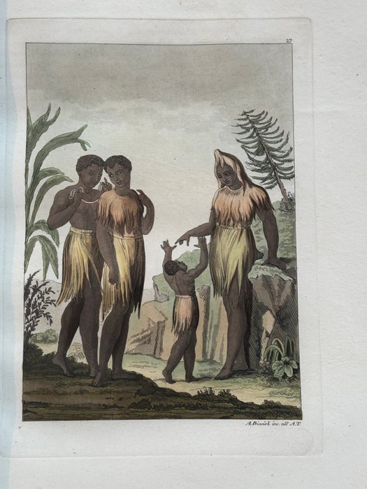 Giulio Ferrario - Il Costume Antico et Moderno. Africa Zanzibar - 1819