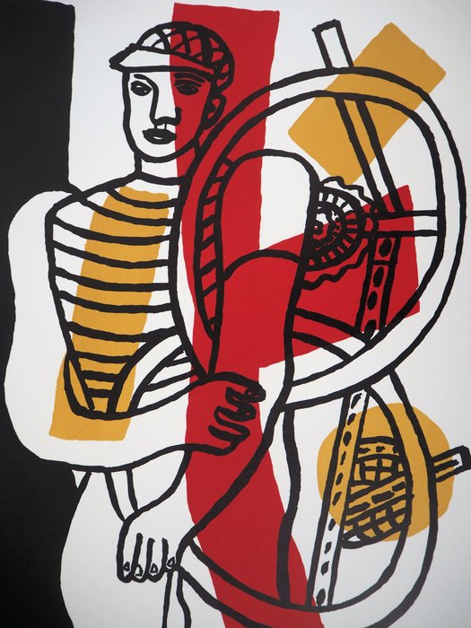 Fernand Léger (1881-1955) - Cycliste et son vélo