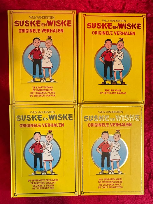 Suske en Wiske Lekturama - Suske en Wiske originele verhalen - Rikki en Wiske + Op het eiland Amoras en vele andere - 15 Album - Første udgave - 2001