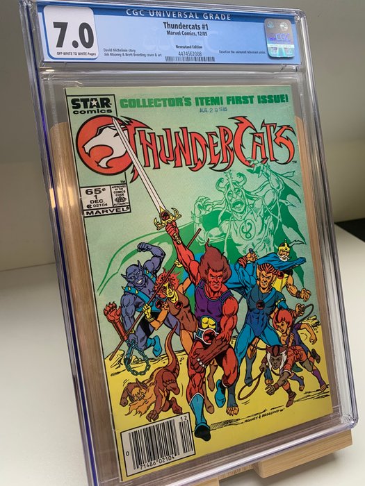 The Thundercats #1 - 1 Graded comic - Første udgave - 1985 - CGC 7