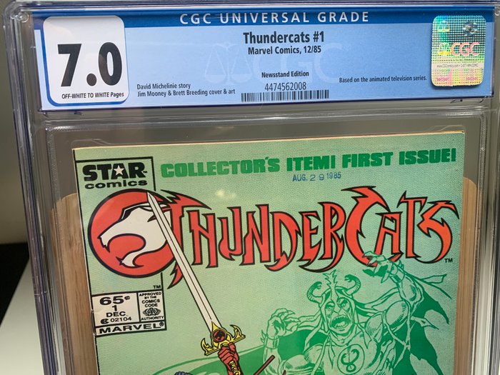 The Thundercats #1 - 1 Graded comic - Første udgave - 1985 - CGC 7