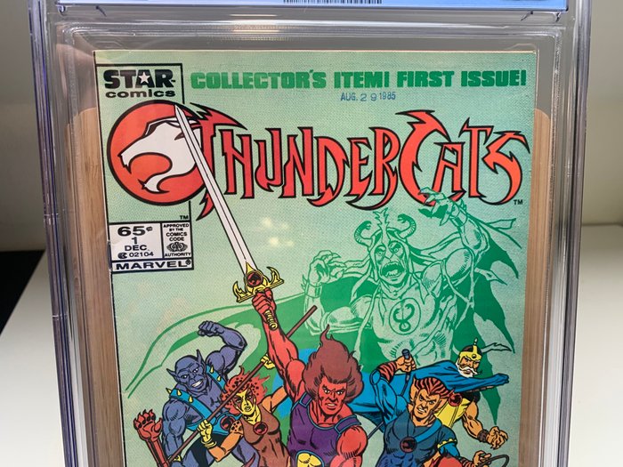 The Thundercats #1 - 1 Graded comic - Første udgave - 1985 - CGC 7