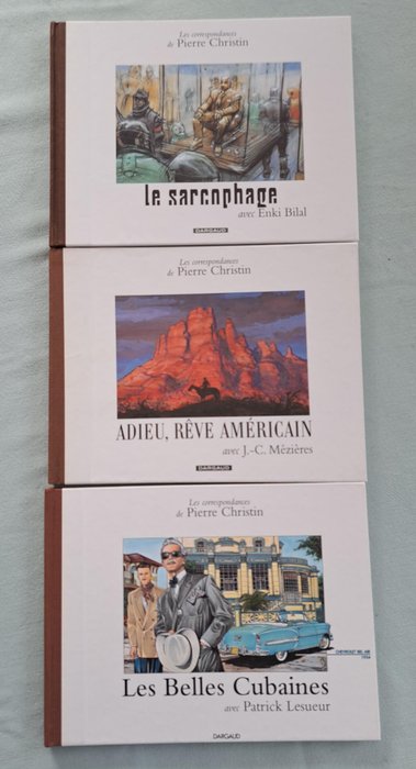 La Correspondance de Pierre Christin - 3x C - 3 Albums - Første udgave - 1997/2002