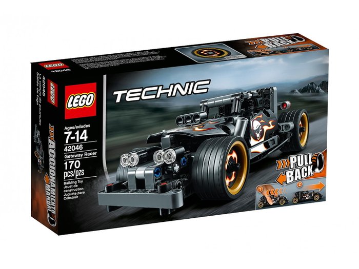 Lego - Technic - 42046, 42047 - SUPER ZESTAW - Lego Technic - Wyścigówka zbiegów+ Radiowóz pościgowy -  Unikat kolekcjonerski 2016 -