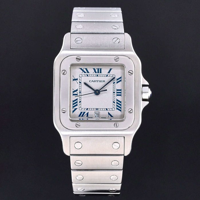 Cartier - Santos Galbée - W20018D6 - Unisex - 1990-1999