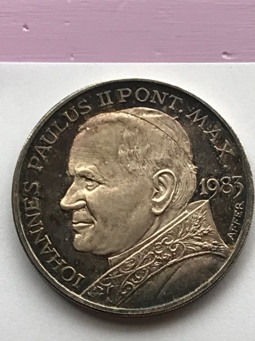 Verden. Lot consisting of 22 SILVER coins and a SILVER medal in honor of John Paul II from 1983