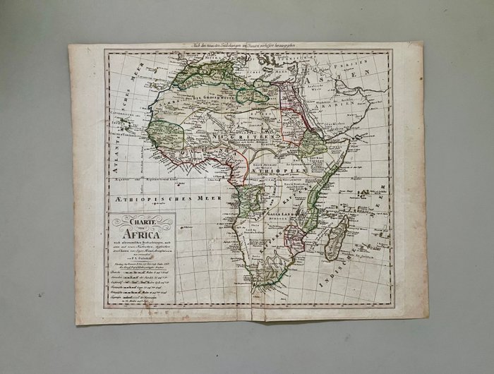 Afrika - Afrika; F.L. Güssefeld / (Homann Erben) Ch. M. Fembo - Charte von Africa nach astronomischen Beobachtungen, [...] / Nach den neuesten Entdeckungen im - 1801-1820