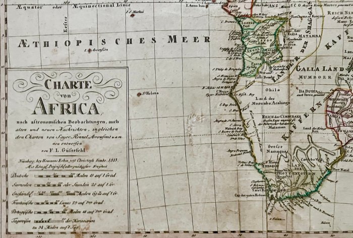 Afrika - Afrika; F.L. Güssefeld / (Homann Erben) Ch. M. Fembo - Charte von Africa nach astronomischen Beobachtungen, [...] / Nach den neuesten Entdeckungen im - 1801-1820