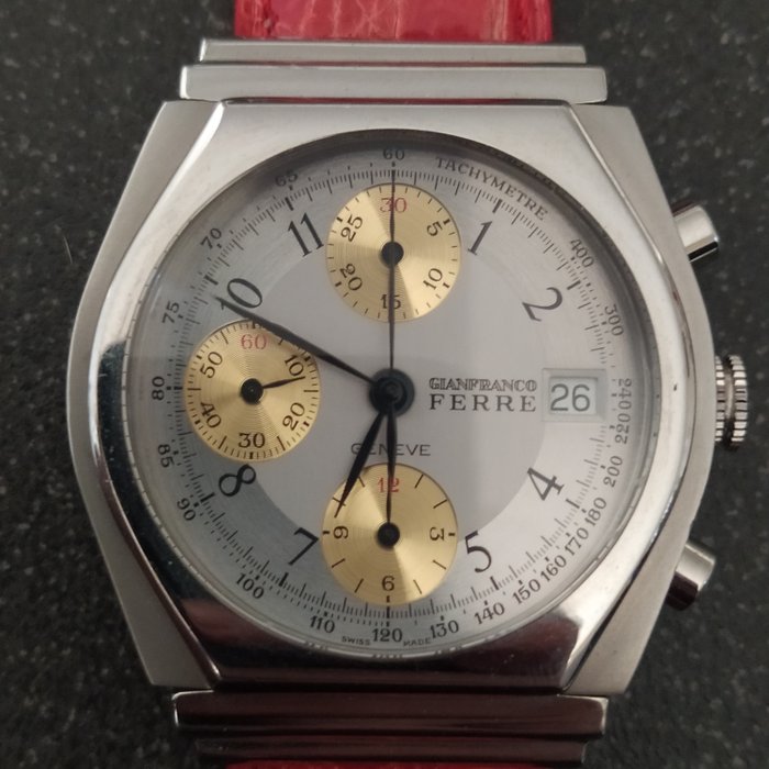 Gianfranco Ferrè - chronograph automatic valjoux 7760 - Mænd - 1980-1989