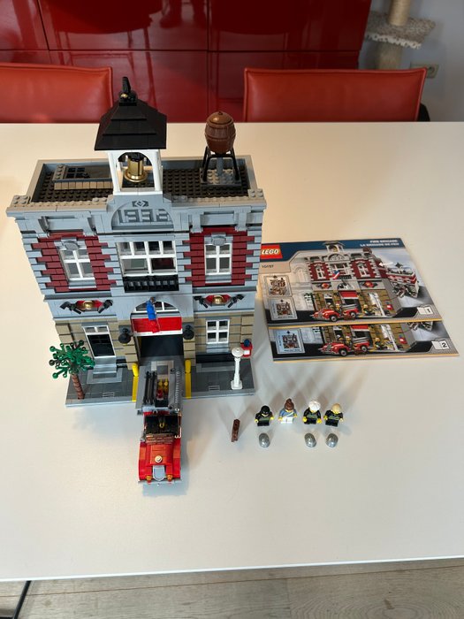 Lego - Legoland - 10197 - Doos brandweer nummer 10197