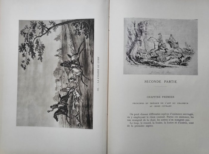 Le Comte Boisrot de Lacour - Traité sur l'Art de Chasser avec le chien courant / illustrations de Carle Vernet - 1929