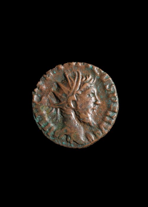 Kelterne. Barbarous Radiate c. 3rd Century AD. Imitation of Tetricus I Ae Antoninianus  (Ingen mindstepris)