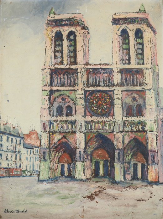 Elisée Maclet (1881-1962) - Paris : la Cathédrale Notre Dame