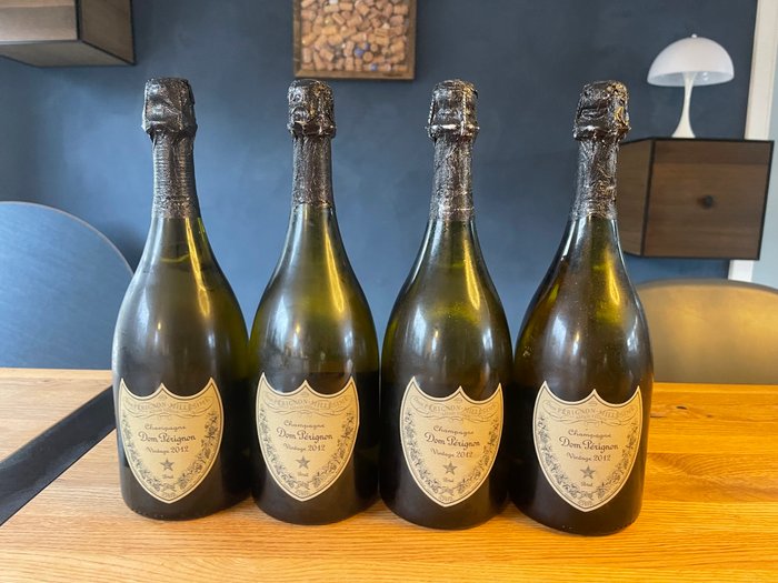 2012 Dom Pérignon - Champagne Brut - 4 Flasker (075 L)