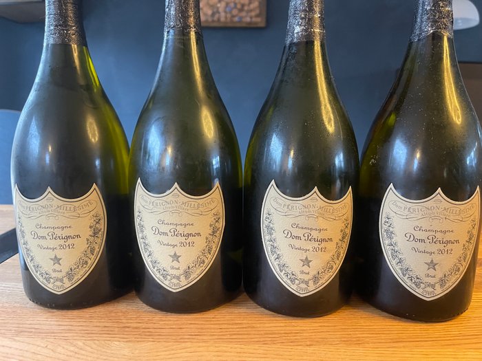 2012 Dom Pérignon - Champagne Brut - 4 Flasker (075 L)