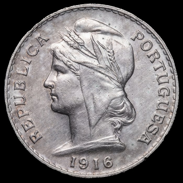 Portugal Republic 50 centavos 1912/1916 (2 monedas)  (Ingen mindstepris)