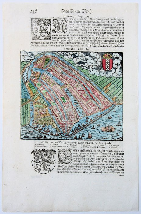 Holland - Amsterdam; Sebastian Münster - Amsterdam - 1521-1550