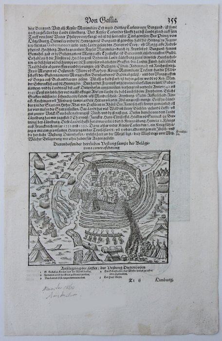 Holland - Amsterdam; Sebastian Münster - Amsterdam - 1521-1550