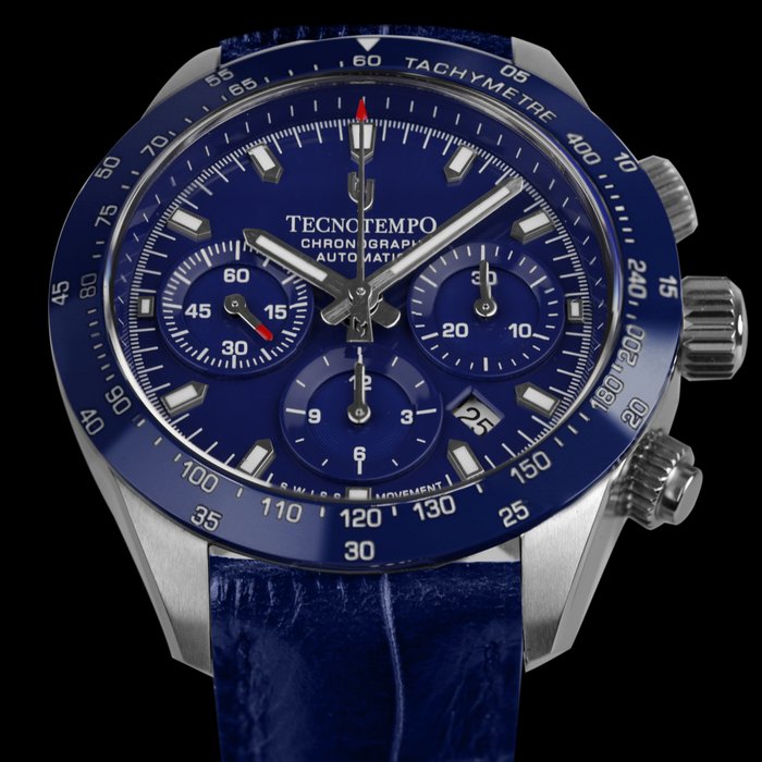 Tecnotempo - "Chrono Orbs" - Designed and Assembled in Italy - Automatic Swiss Movt - Limited - TT.200OR.PBL - Mænd - 2011-nu