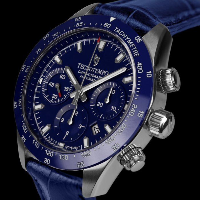 Tecnotempo - "Chrono Orbs" - Designed and Assembled in Italy - Automatic Swiss Movt - Limited - TT.200OR.PBL - Mænd - 2011-nu