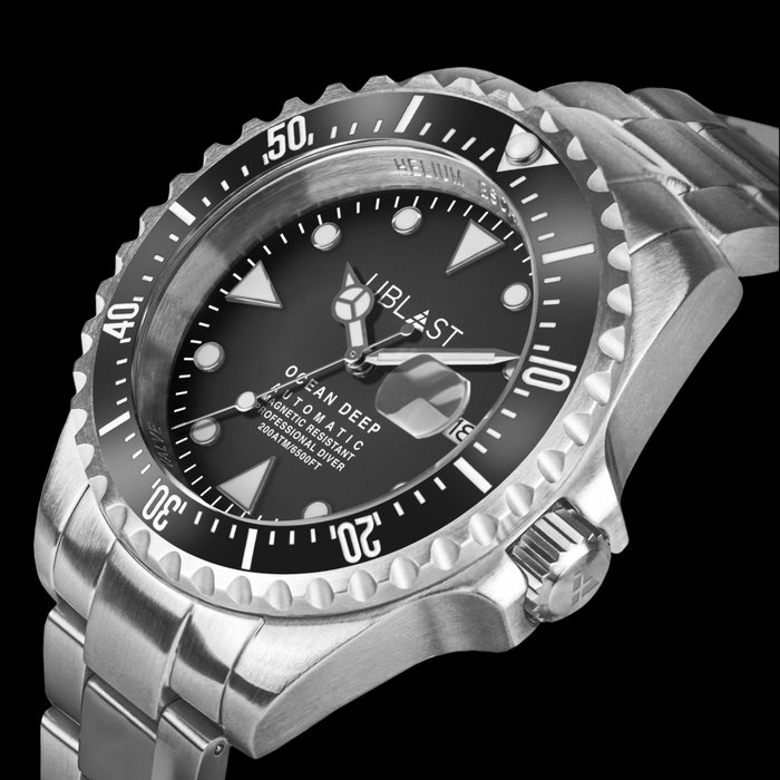 Ublast - Ocean Deep - UBOD45SBK - Automatic - Professional Diver - Mænd - Ny