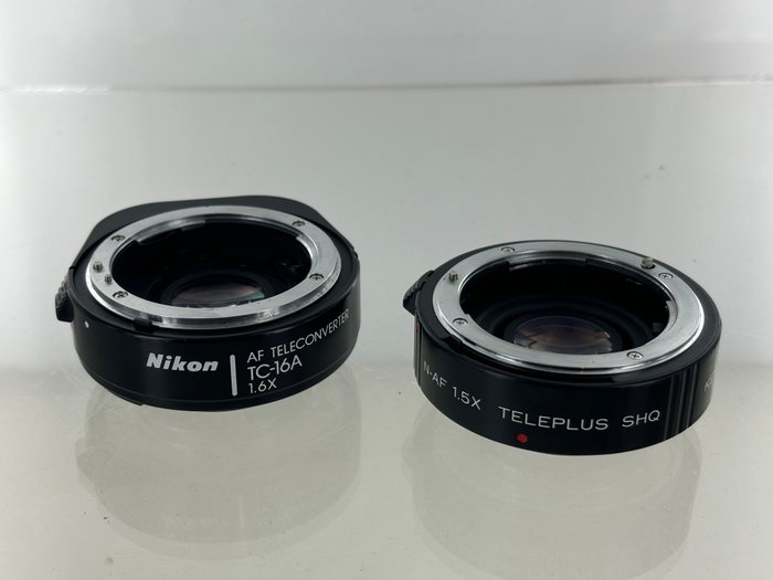 Nikon AF Teleconverter TC-16A 16x + Kenko Teleplus SHQ 15 N AF Linse adapter