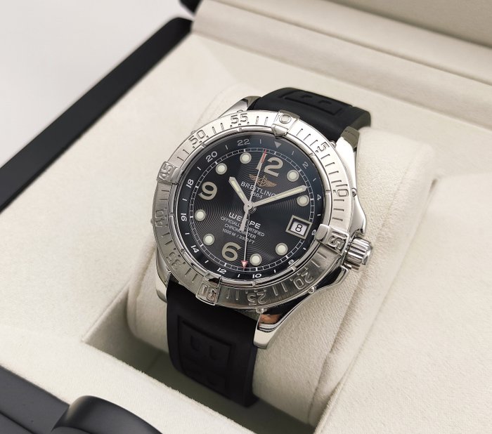 Breitling - Superocean Steelfish GMT Wempe Anniversary Edition - Ingen mindstepris - A32360 - Mænd - 2000-2010