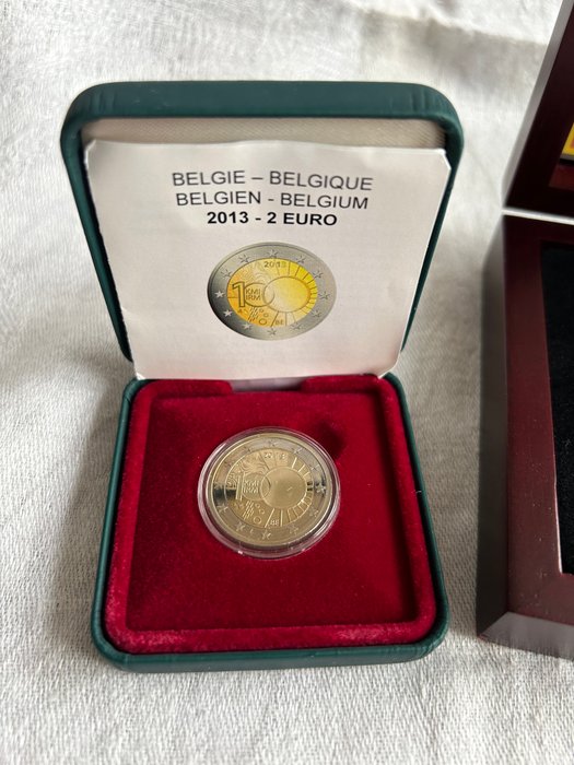 Belgien Proof set / 2 Euro 2010/2015 (3 items) Proof  (Ingen mindstepris)