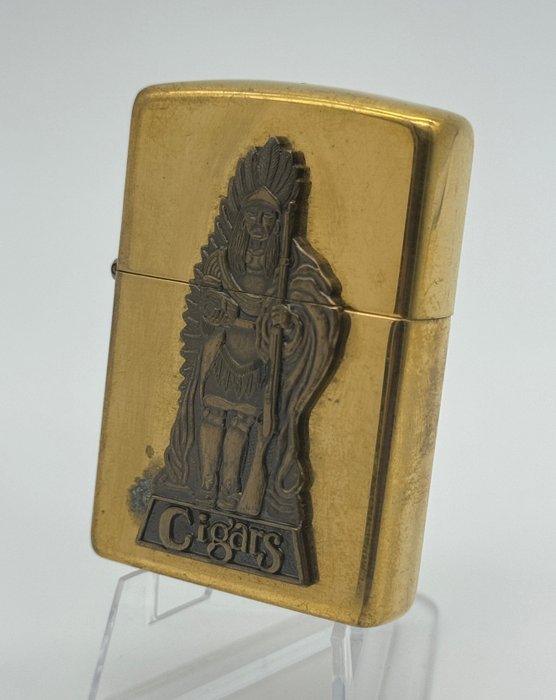 Zippo - Barret Smythe Cigar Store Indian - 1996 - Lighter - Messing