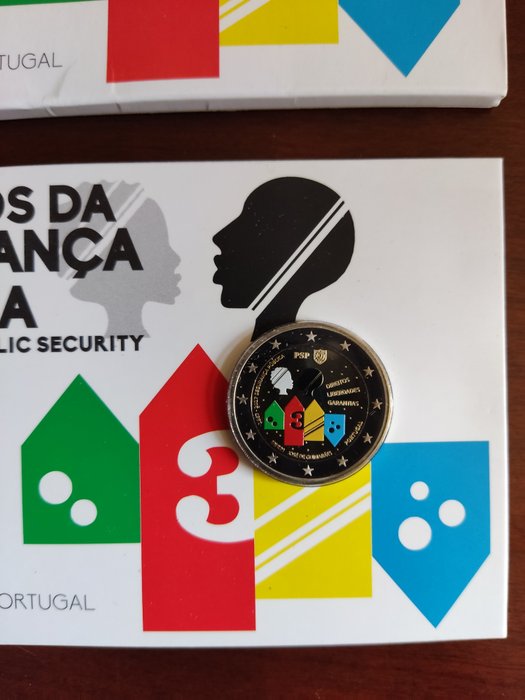 Portugal. 2 Euro 2017 "150 Anos da Segurança Pública" Proof