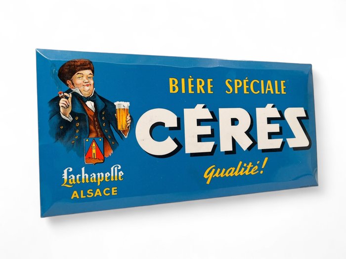 Blikken reclamebord Biere speciale CERES - Reklameplakat - Se