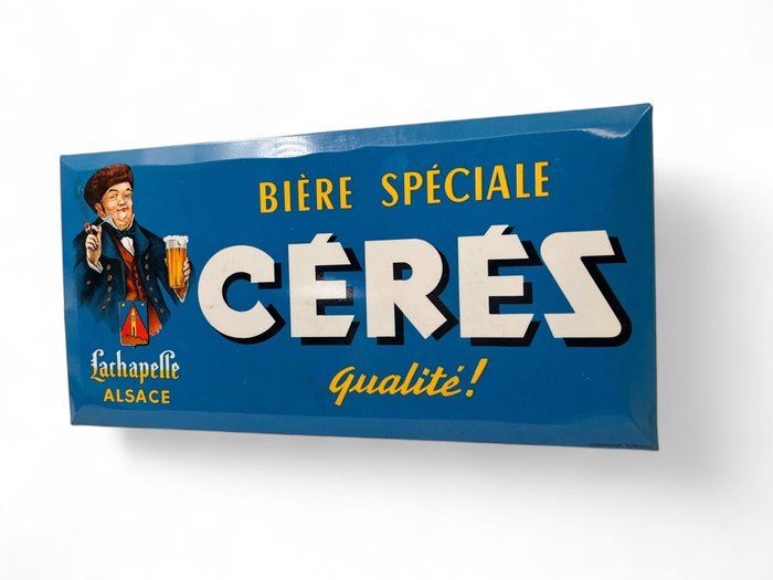 Blikken reclamebord Biere speciale CERES - Reklameplakat - Se