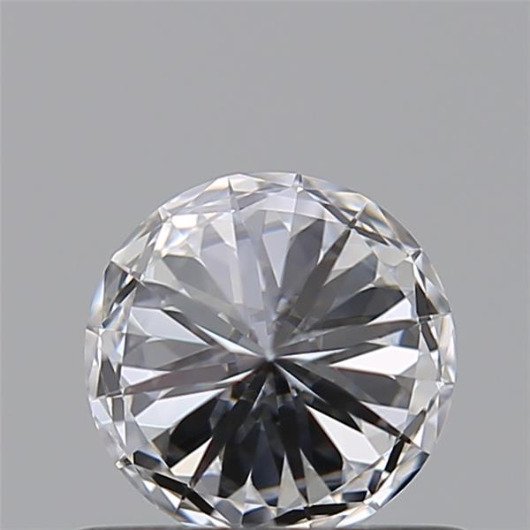 Ingen mindstepris - 1 pcs Diamant  (Natur)  - 072 ct - Rund - D (farveløs) - VVS1 - Gemological Institute of America (GIA)