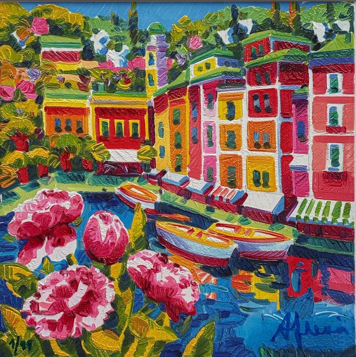 Athos Faccincani (1951) - Luce a Portofino