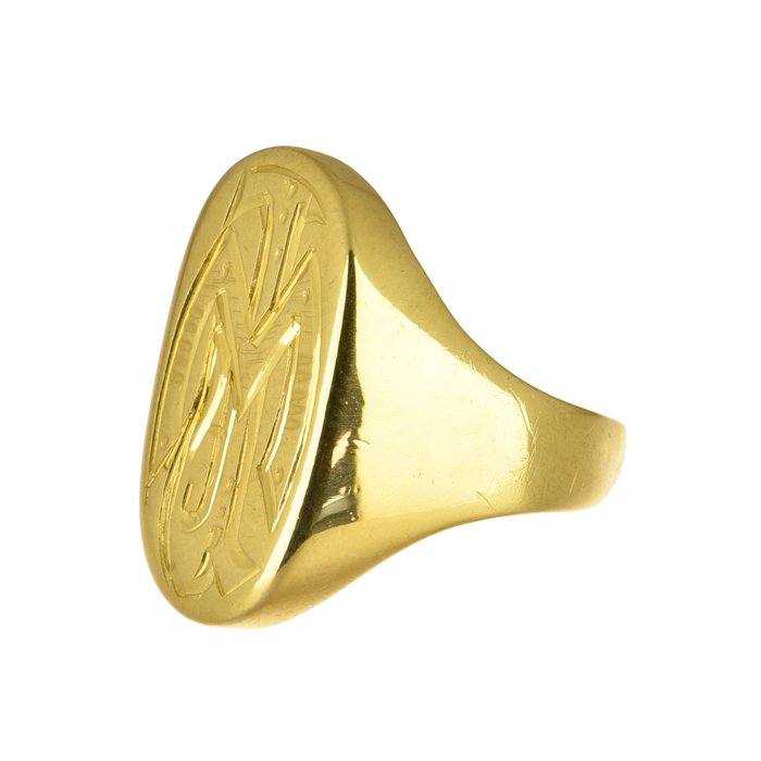 Ring - 18 kraat Gulguld