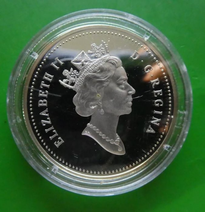 Canada. 1 Dollar 1994 - Hundeschlitten - 25,17g  (Ingen mindstepris)