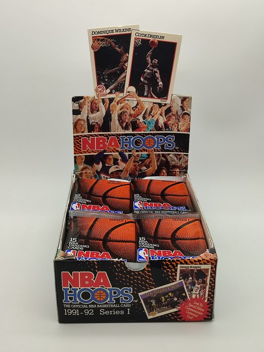 1991/92 - NBA Hoops - Basketball Cards Series 1 - 10 Pack