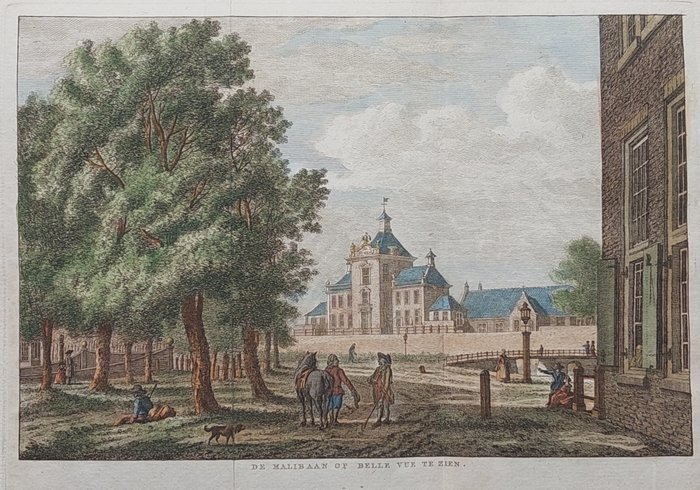 Holland - Utrecht; K.F. Bendorp - De Malibaan op Belle Vue te zien - 1793