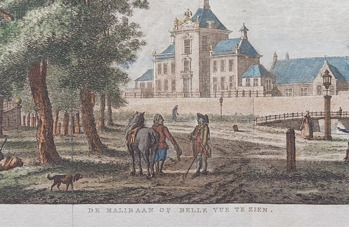 Holland - Utrecht; K.F. Bendorp - De Malibaan op Belle Vue te zien - 1793