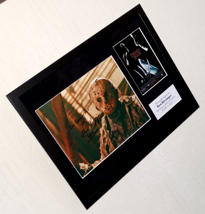 Freddy vs. Jason - Ken Kirzinger (Jason Voorhees) Premium Framed, signed, Certificate of Authenticity