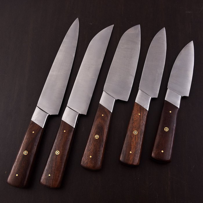 Køkkenkniv - Chef's knife - Håndlavet stål, træ - Nordamerika