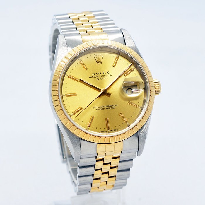 Rolex - Oyster Perpetual Date - Ref 15223 - Mænd - 1990-1999