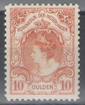 Holland 1905 - Dronning Wilhelmina 'Pelskrave' - NVPH 80A