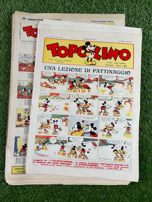 Topolino 41x supplemento Topolino giornale - Ristampa Nerbini - 41 Album - Genoptryk